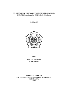 Piper nigrum L. - Universitas Muhammadiyah Surakarta