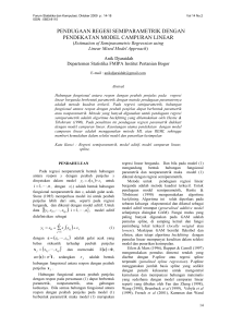 Page 1 Forum Statistika dan Komputasi, Oktober 2009 p : 14