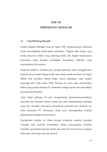 BAB III PERUMUSAN MASALAH