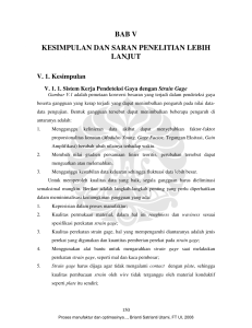 bab v kesimpulan dan saran penelitian lebih lanjut