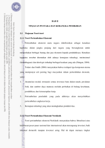 BAB II TINJAUAN PUSTAKA DAN KERANGKA