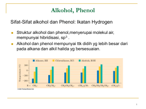 Alkohol, Phenol - ajmainchemistry