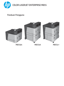 HP Color LaserJet Enterprise M855 User Guide