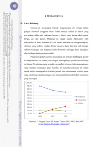 I. PENDAHULUAN 1.1. Latar Belakang Dewasa ini