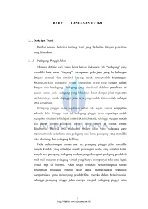 bab 2. landasan teori - Perpustakaan Universitas Mercu Buana