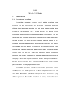 BAB II TINJAUAN PUSTAKA 2.1 Landasan Teori 2.1.1 Pertumbuhan