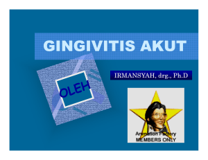 gingivitis akut