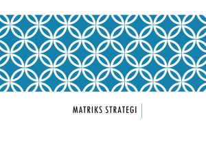 matriks strategi