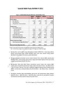 23-An-APBN-VII - Subsidi BBM RAPBN-P 2011