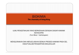 biokimia - Blog UB