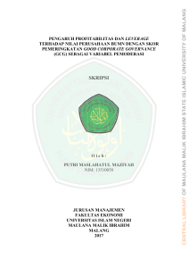 - Etheses of Maulana Malik Ibrahim State Islamic