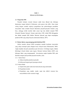 BAB 2 TINJAUAN PUSTAKA 2.1 Pengertian IMS Penyakit kelamin