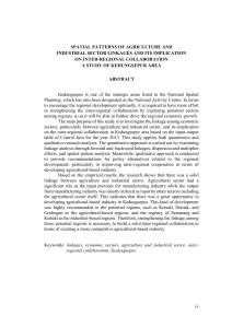 iv SPATIAL PATTERNS OF AGRICULTURE AND INDUSTRIAL