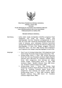 peraturan pemerintah republik indonesia nomor 6 tahun 2002