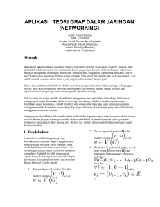 Aplikasi Teori Graf dalam Jaringan