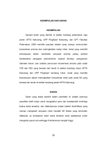 58 KESIMPULAN DAN SARAN KESIMPULAN Sampel tanah yang