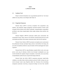 15 BAB 2 LANDASAN TEORI 2.1 Landasan Teori Skripsi ini ditulis