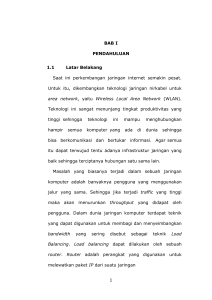 1 BAB I PENDAHULUAN 1.1 Latar Belakang Saat ini