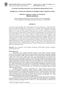 Analisis Faktor-Faktor yang Mempengaruhi