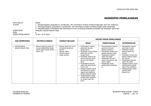 LEVEL KOMPETENSI KUNCI