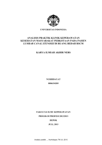 analisis praktik klinik keperawatan kesehatan masyarakat perkotaan