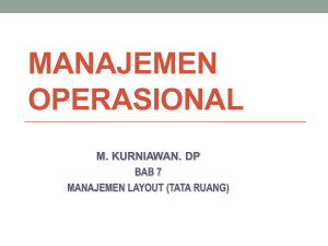 manajemen operasional - UIGM | Login Student