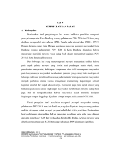 BAB V KESIMPULAN DAN SARAN A. Kesimpulan Berdasarkan