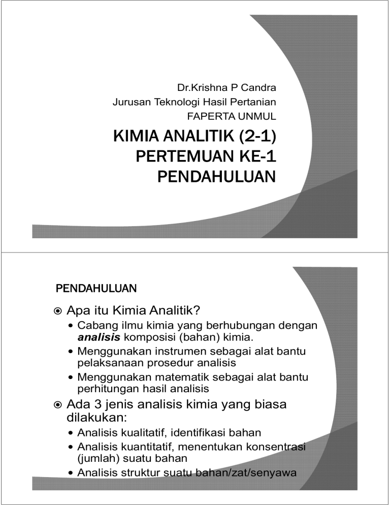 Apa Itu Kimia Analitik? Pengertian, Metode, dan Aplikasinya dalam Ilmu Pengetahuan