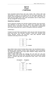 bab vii stack ( tumpukan)