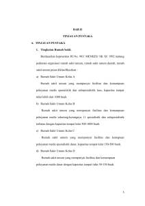 BAB II TINJAUAN PUSTAKA A. TINJAUAN