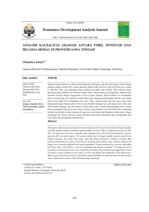 Economics Development Analysis Journal