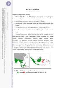 TINJAUAN PUSTAKA Klasifikasi dan Distribusi