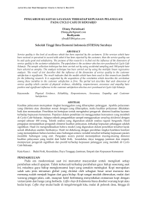 BAB I - E-Journal STIESIA Surabaya