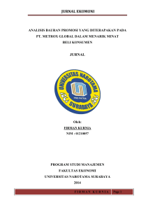 jurnal ekomoni - Universitas Narotama