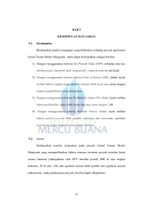 BAB 5 KESIMPULAN DAN SARAN 5.1. Kesimpulan Berdasarkan