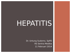 Dr. Untung Sudomo, SpPD RS Sentra Medika 11 Februari 2014