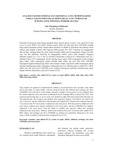 1 analisis faktor internal dan eksternal yang