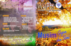 NEW_WARTA 130113.cdr - Gereja Petra Makassar