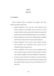 109 BAB VI PENUTUP 6.1 Kesimpulan Setelah melakukan analisis