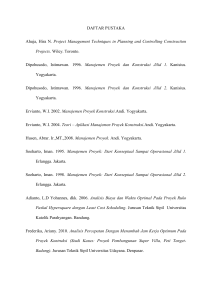 DAFTAR PUSTAKA Ahuja, Hira N. Project Management - USU-IR