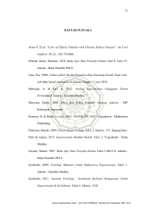 73 DAFTAR PUSTAKA Arora P. Et al. “Care of Elderly Patients with