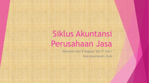 Siklus Akuntansi Perusahaan Jasa sesi 7 ak jasa & dagang