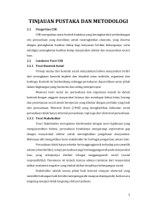 Bab 2 Tinjauan Pustaka CSR & Metodologi