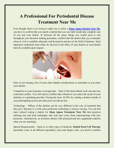 A Professional For Periodontal Disease Treatment Near Me