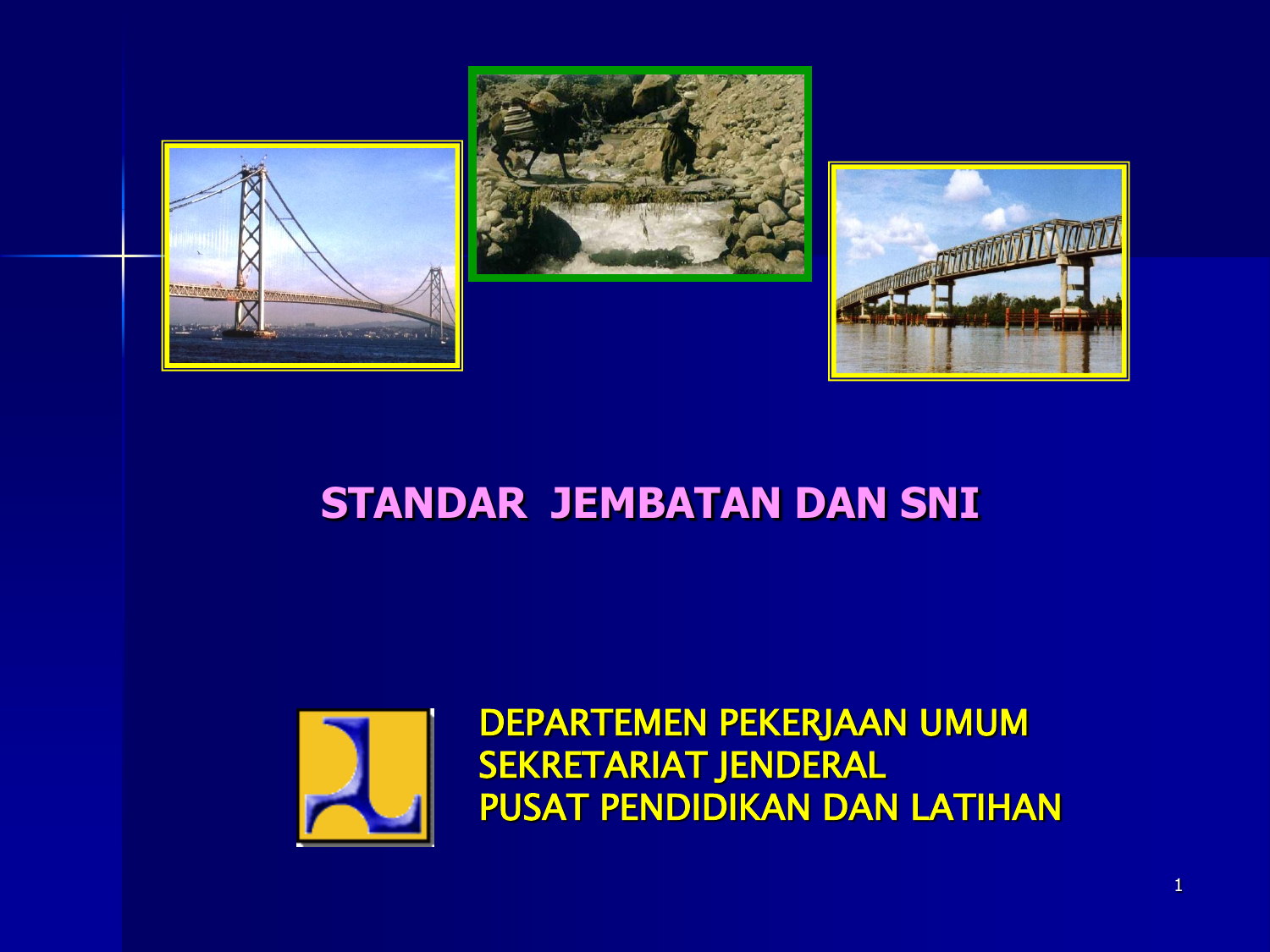 Bina Marga Klasifikasi Jembatan Standar Riset Riset