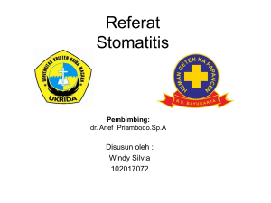 referat stomatitis