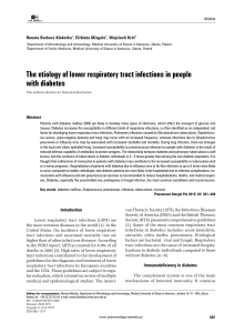 The etiology of lower respiratory tract infections in people