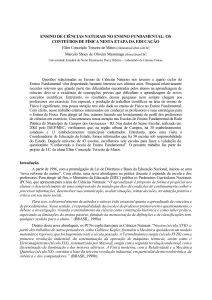 Ensino de Ci&ecirc;ncias Naturais no Ensino Fundamental: Conte&uacute;dos de F&iacute;sica