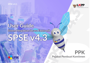 User Guide SPSE 4.3 User PPK 25 Februari 2019