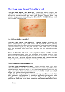 Obat Salep Yang Ampuh Untuk Karurawit